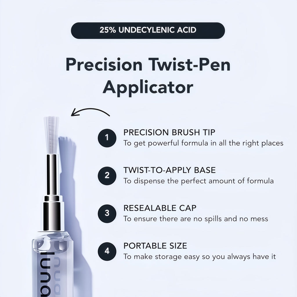 lunavia™ Antifungal Pen - 25% Undecylenic Acid-3-PackTwist Pen